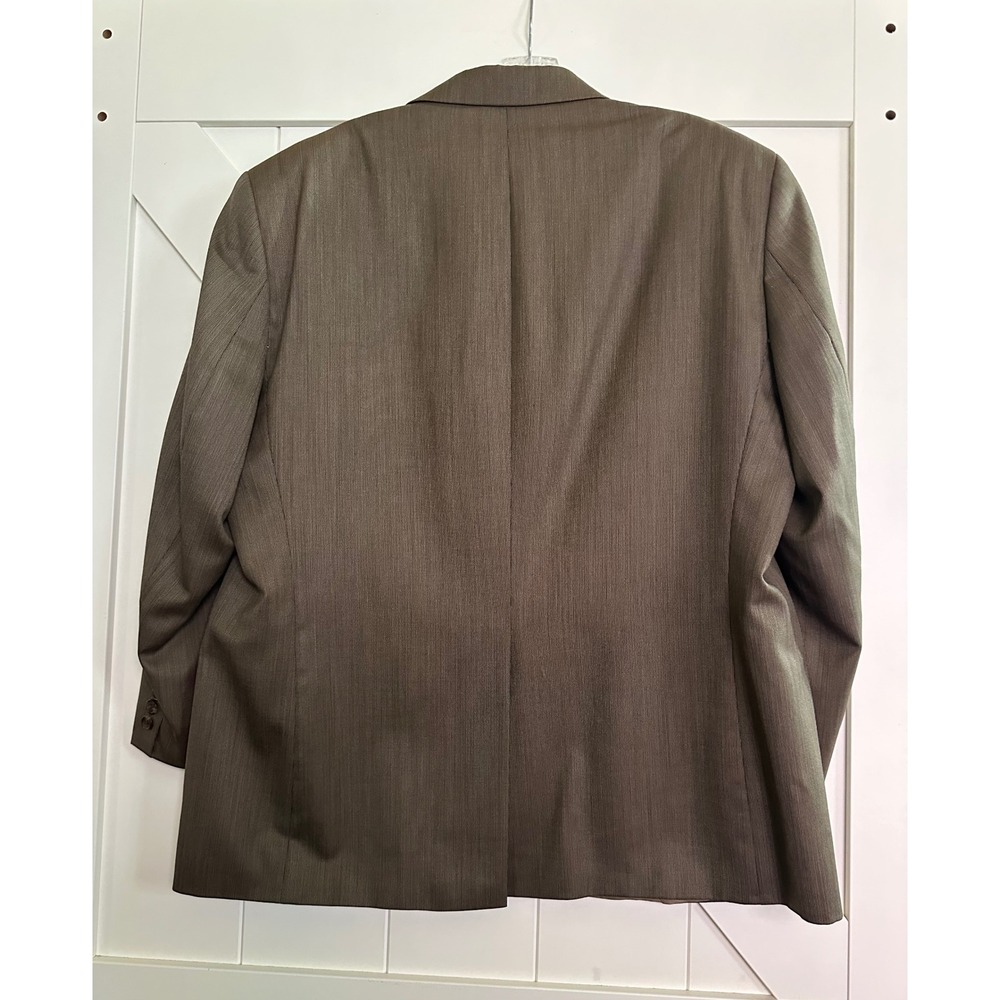 Vintage Lauren Ralph Lauren Men Wool Cashmere Suit Jacket Blazer Sz 44R Brow - Picture 5 of 12